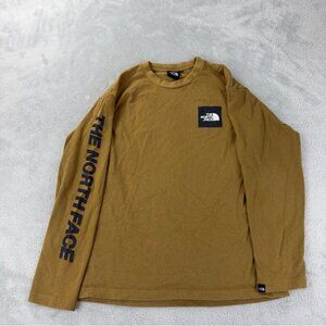 The North Face Long Sleeve Sweater Men's Size Medium Spellout on Sleeve